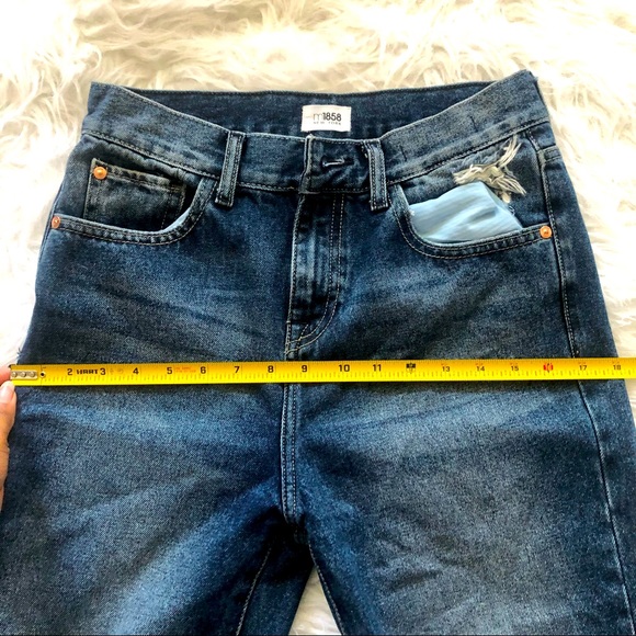 M1858 classic straight leg high waisted jeans size 4/27 - Picture 7 of 9